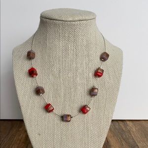 Italian Glass Bead Necklace
